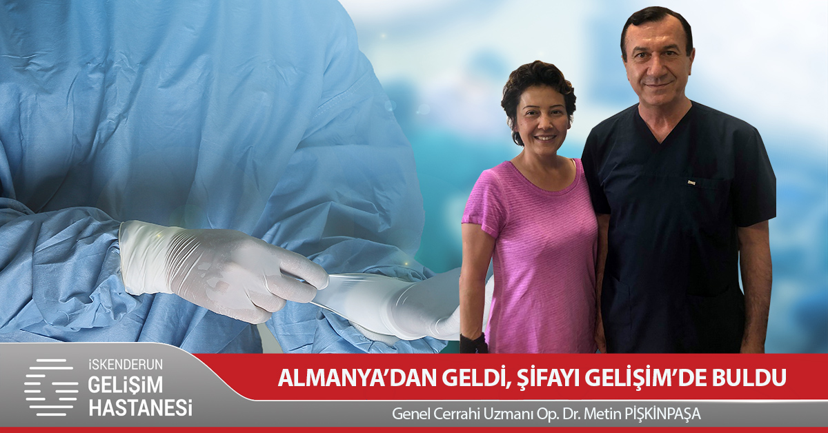 ALMANYA’DAN GELDİ, ŞİFAYI GELİŞİM’DE BULDU