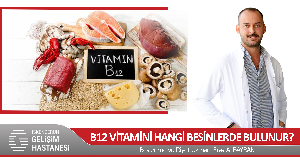 B12 VİTAMİNİ HANGİ BESİNLERDE BULUNUR?