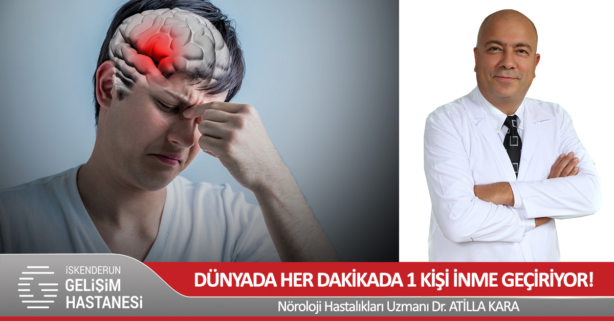  DÜNYADA HER DAKİKADA 1 KİŞİ İNME GEÇİRİYOR!