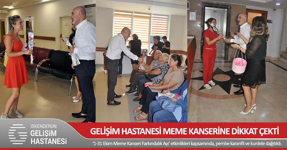 GELİŞİM HASTANESİ MEME KANSERİNE DİKKAT ÇEKTİ