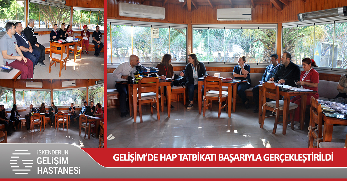 GELİŞİM’DE HAP TATBİKATI BAŞARIYLA GERÇEKLEŞTİRİLDİ