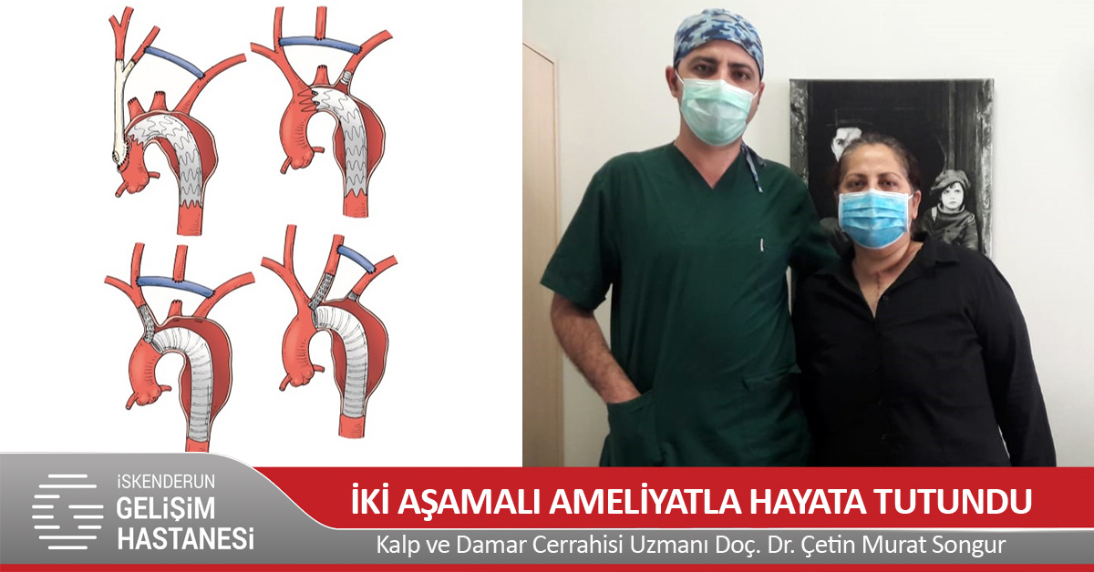  İKİ AŞAMALI AMELİYATLA HAYATA TUTUNDU