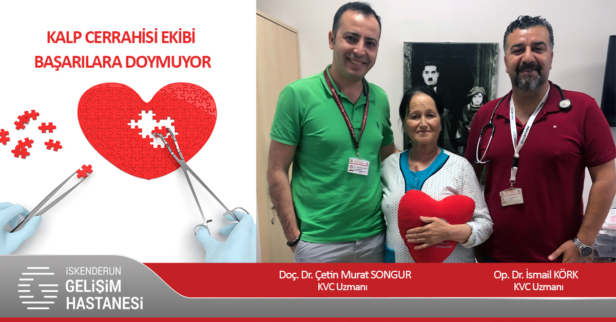 KALP CERRAHİSİ EKİBİ BAŞARILARA DOYMUYOR