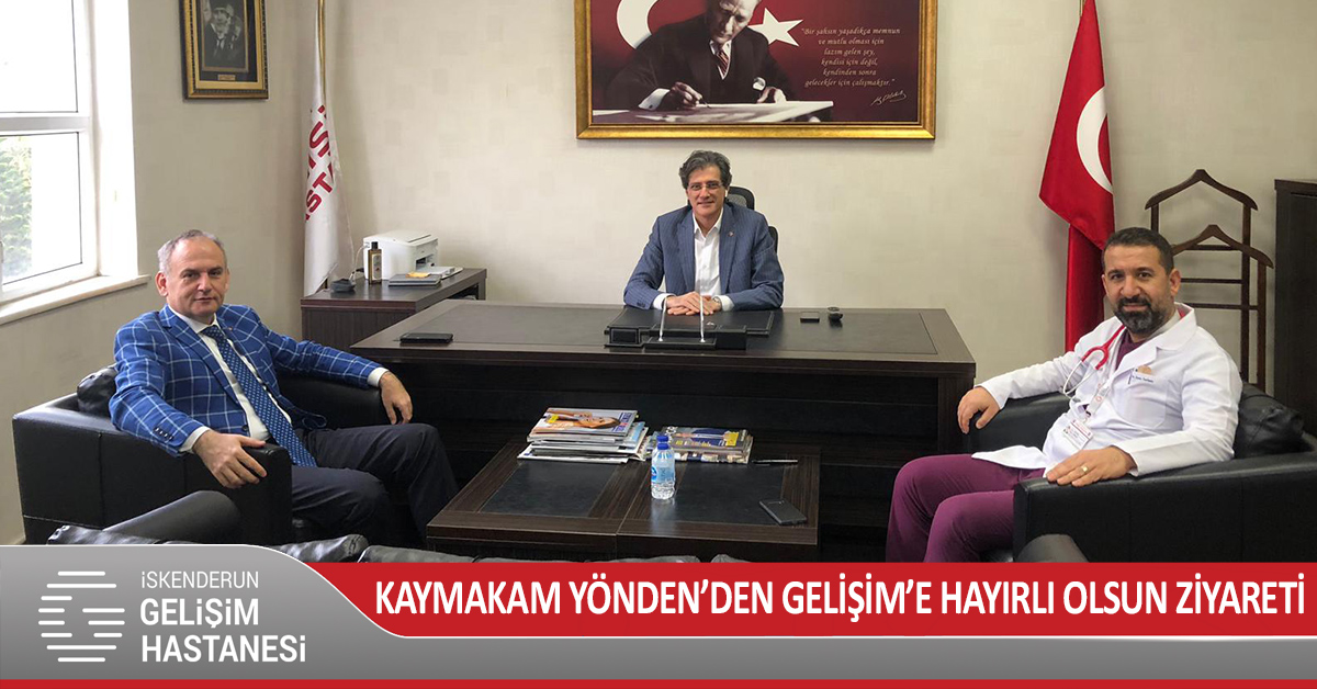 KAYMAKAM YÖNDEN’DEN GELİŞİM’E HAYIRLI OLSUN ZİYARETİ