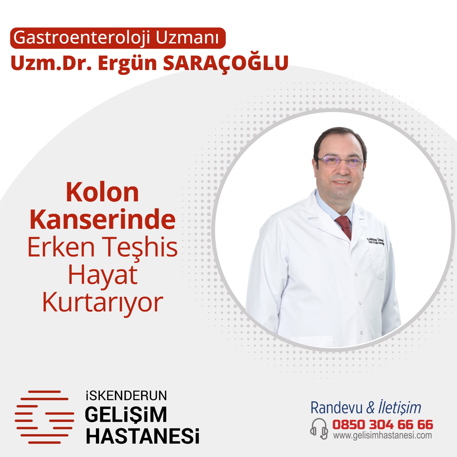 KOLON KANSERİNDE ERKEN TEŞHİS HAYAT KURTARIYOR