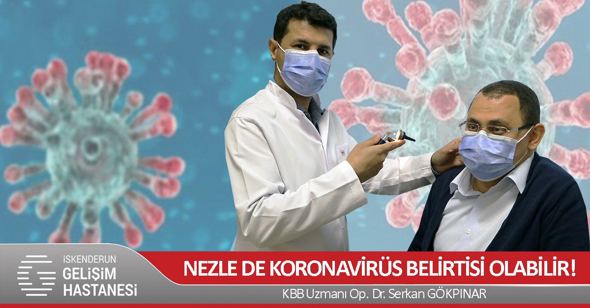 NEZLE DE KORONAVİRÜS BELİRTİSİ OLABİLİR!