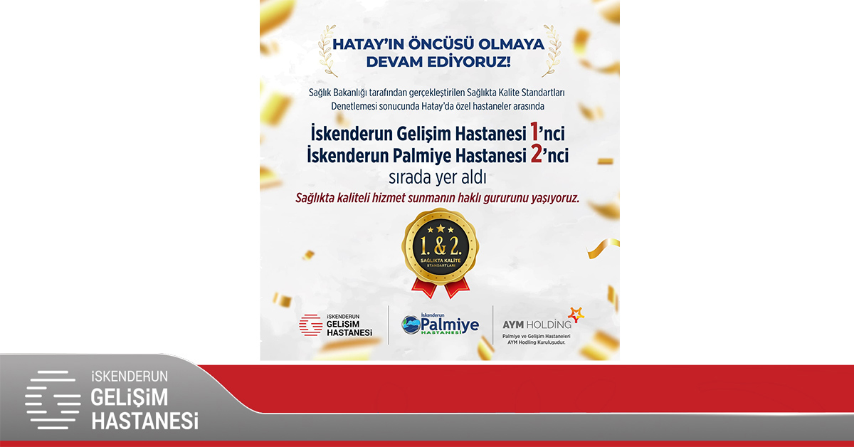 SAĞLIKTA GELİŞMEYE DEVAM